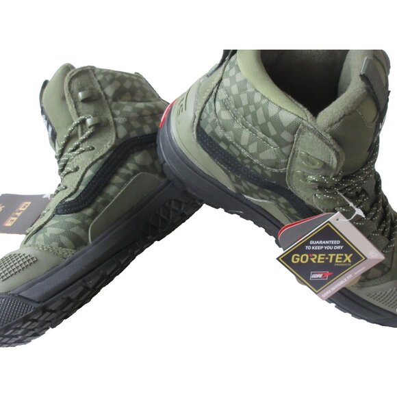 Vans Women's Ultrarange Exo MTE-2 Grape Green Warped Check Waterproof Size 8.5 - Picture 4 of 6